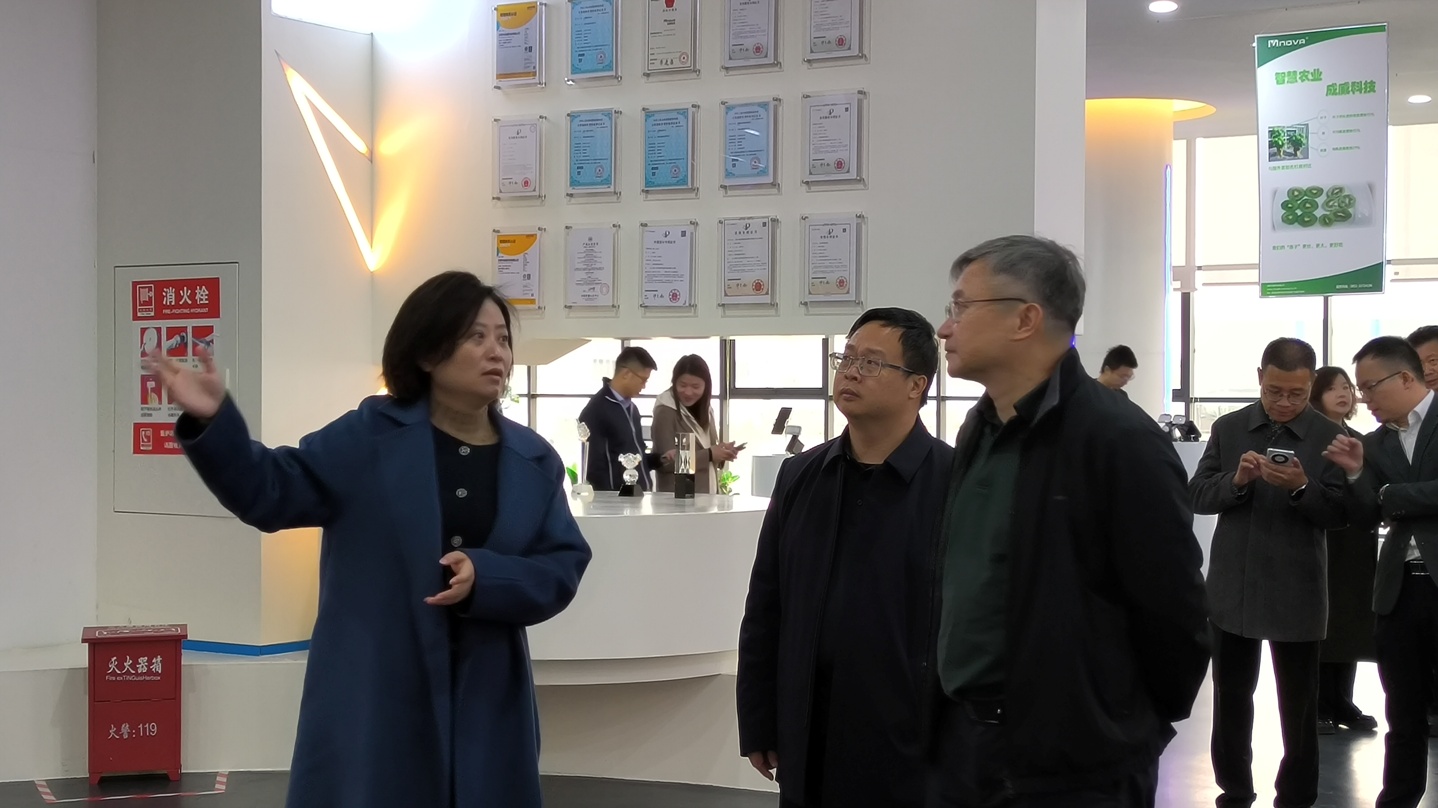 2023年11月13日，廣州市政府副秘書長(zhǎng)高裕躍一行到成威科技調(diào)研